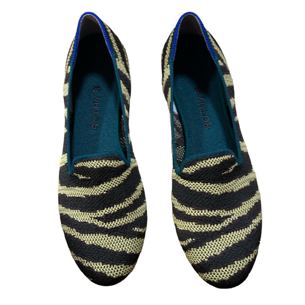 Rothy’s chai zebra loafers